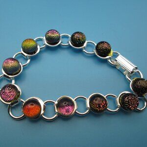 Dichroic Glass Bracelet